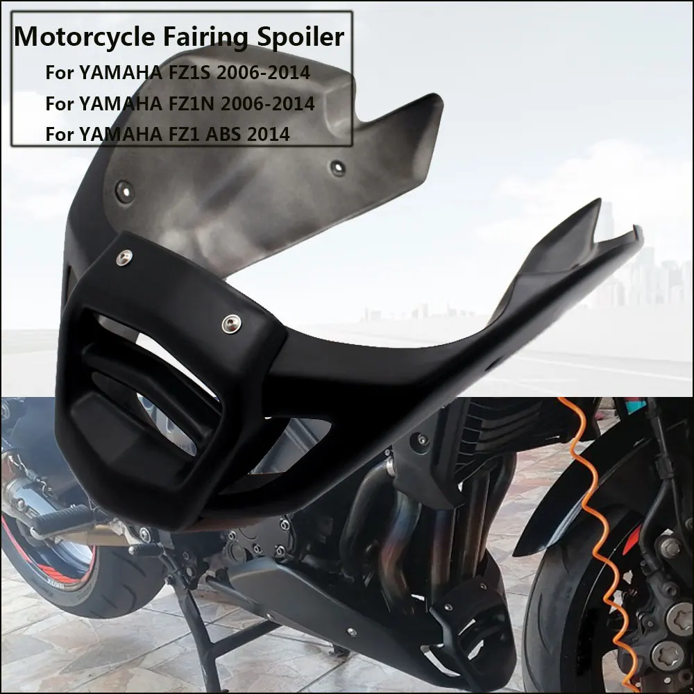 Spoiler Montagefertig mit Haltesatz Spoiler Motorverkleiding For Yamaha FZ1 FAZER 2006-2013 07 08 09 10-12
Spoiler Montagefertig mit Haltesatz Spoiler Motorverkleiding For Yamaha FZ1 FAZER 2006-2013 07 08 09 10-12