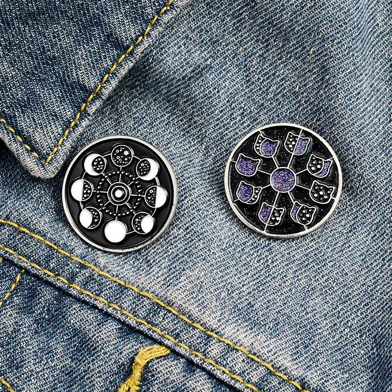 Astronomical Moon Phases Brooch Badges Decor Clothing Lightweight Jewelry Accessories
Astronomical Moon Phases Brooch Badges Decor Clothing Lightweight Jewelry Accessories