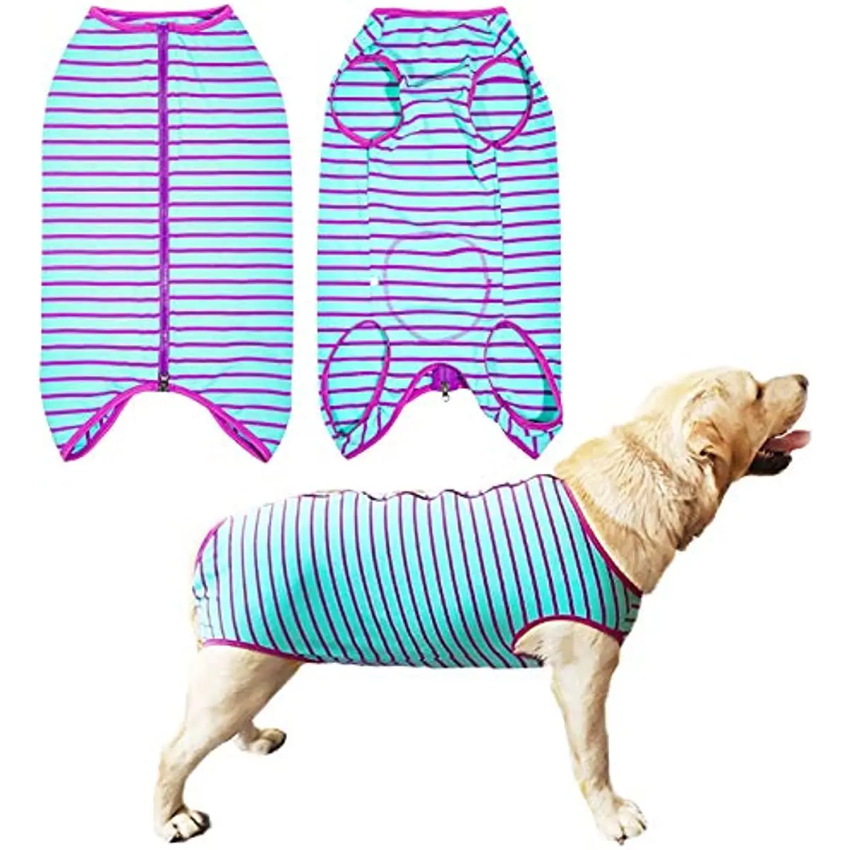 Pet Dog’s Recovery Suit Post Surgery Shirt for Female and Male Dog, E-Collar Alternative Wound Protective Clothes for Big Dogs
Pet Dog’s Recovery Suit Post Surgery Shirt for Female and Male Dog, E-Collar Alternative Wound Protective Clothes for Big Dogs