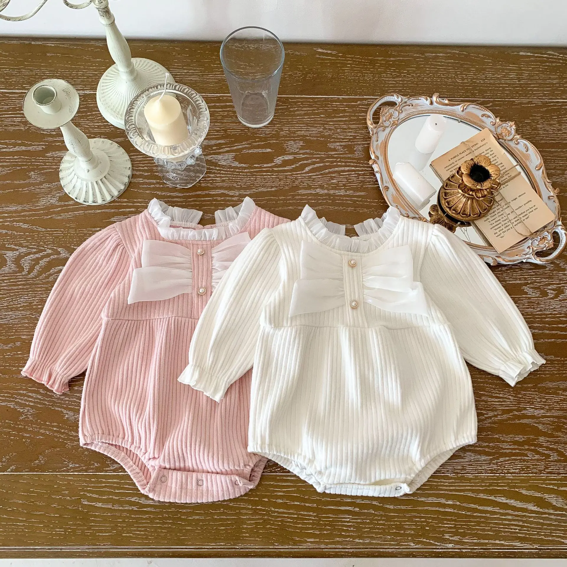 RiniKinda Cute Newborn Baby Girl Long Sleeve Lace Rompers Toddler Jumpsuit Autumn Infant Baby Girls Children Outfit Rompers
RiniKinda Cute Newborn Baby Girl Long Sleeve Lace Rompers Toddler Jumpsuit Autumn Infant Baby Girls Children Outfit Rompers