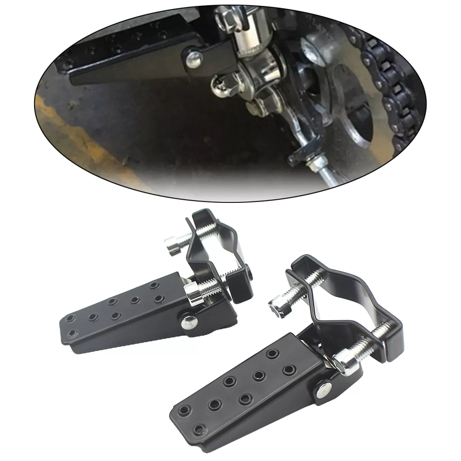 Motorcycle Pedals Foot Pegs Rest Footrests Footpegs For 47/49cc Pocket Dirt Bike Mini Moto Quad ATV
Motorcycle Pedals Foot Pegs Rest Footrests Footpegs For 47/49cc Pocket Dirt Bike Mini Moto Quad ATV
