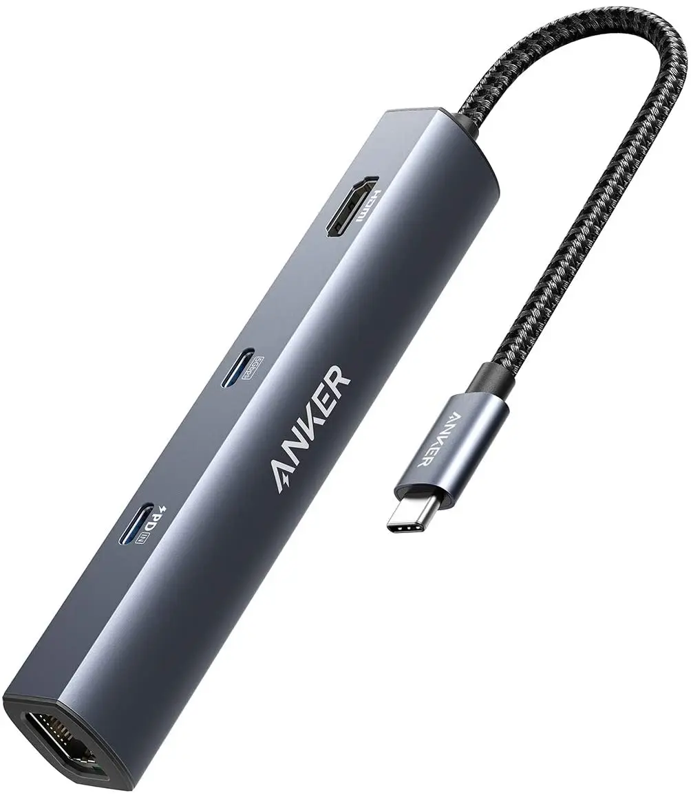 Anker USB C Hub, PowerExpand 6-in-1 USB C PD Ethernet Hub with 65W Power Delivery, 4K HDMI, 1Gbps Ethernet, USB-C Data Port, 2
Anker USB C Hub, PowerExpand 6-in-1 USB C PD Ethernet Hub with 65W Power Delivery, 4K HDMI, 1Gbps Ethernet, USB-C Data Port, 2