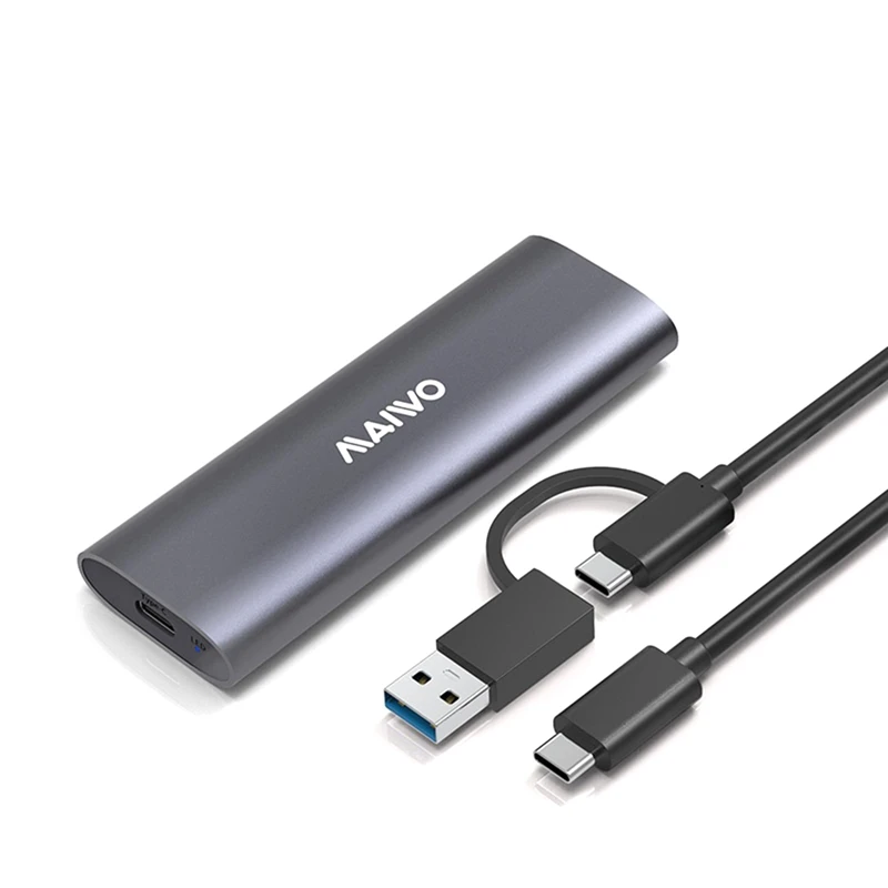 MAIWO M.2 SATA SSD HDD Enclosure M.2 NVME Solid State SSD Hard Disk Box M.2 Dual Protocol Mobile External Hard Drive Case
MAIWO M.2 SATA SSD HDD Enclosure M.2 NVME Solid State SSD Hard Disk Box M.2 Dual Protocol Mobile External Hard Drive Case