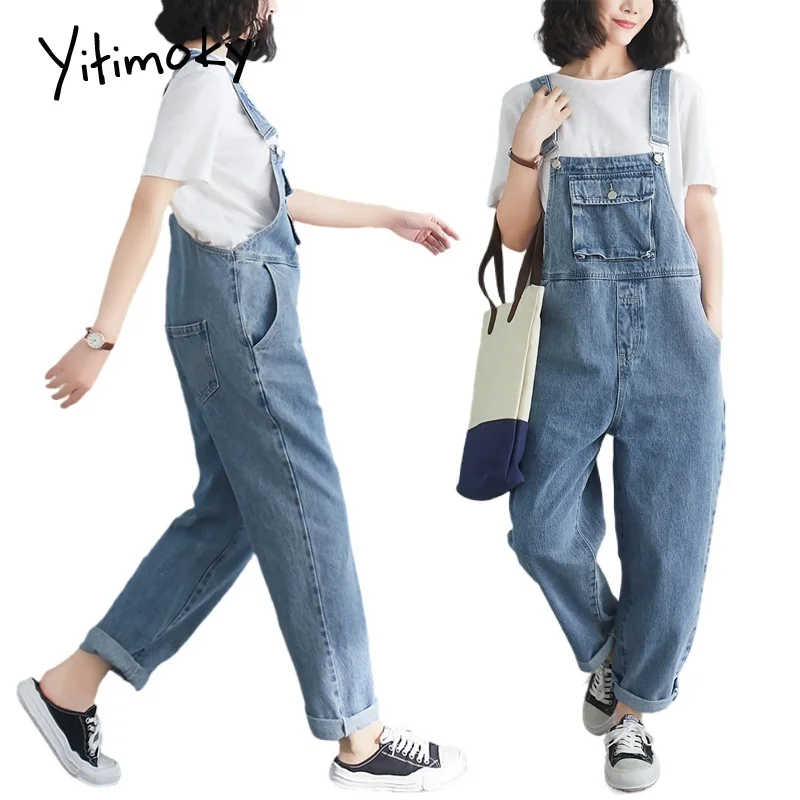 Yitimoky Fat Sister Denim Overalls Women's Pants 2022 Autumn New Jeans Pure Cotton Large Size Loose Fashion Slimming Jumpsuit
Yitimoky Fat Sister Denim Overalls Women's Pants 2022 Autumn New Jeans Pure Cotton Large Size Loose Fashion Slimming Jumpsuit