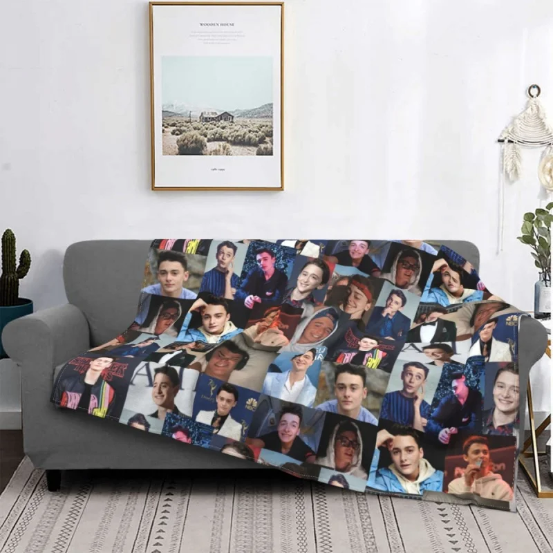 Noah Schnapp Collage Blankets finn wolfhard Plush Funny Soft Throw Blankets for Bed Sofa Textile Decor
Noah Schnapp Collage Blankets finn wolfhard Plush Funny Soft Throw Blankets for Bed Sofa Textile Decor