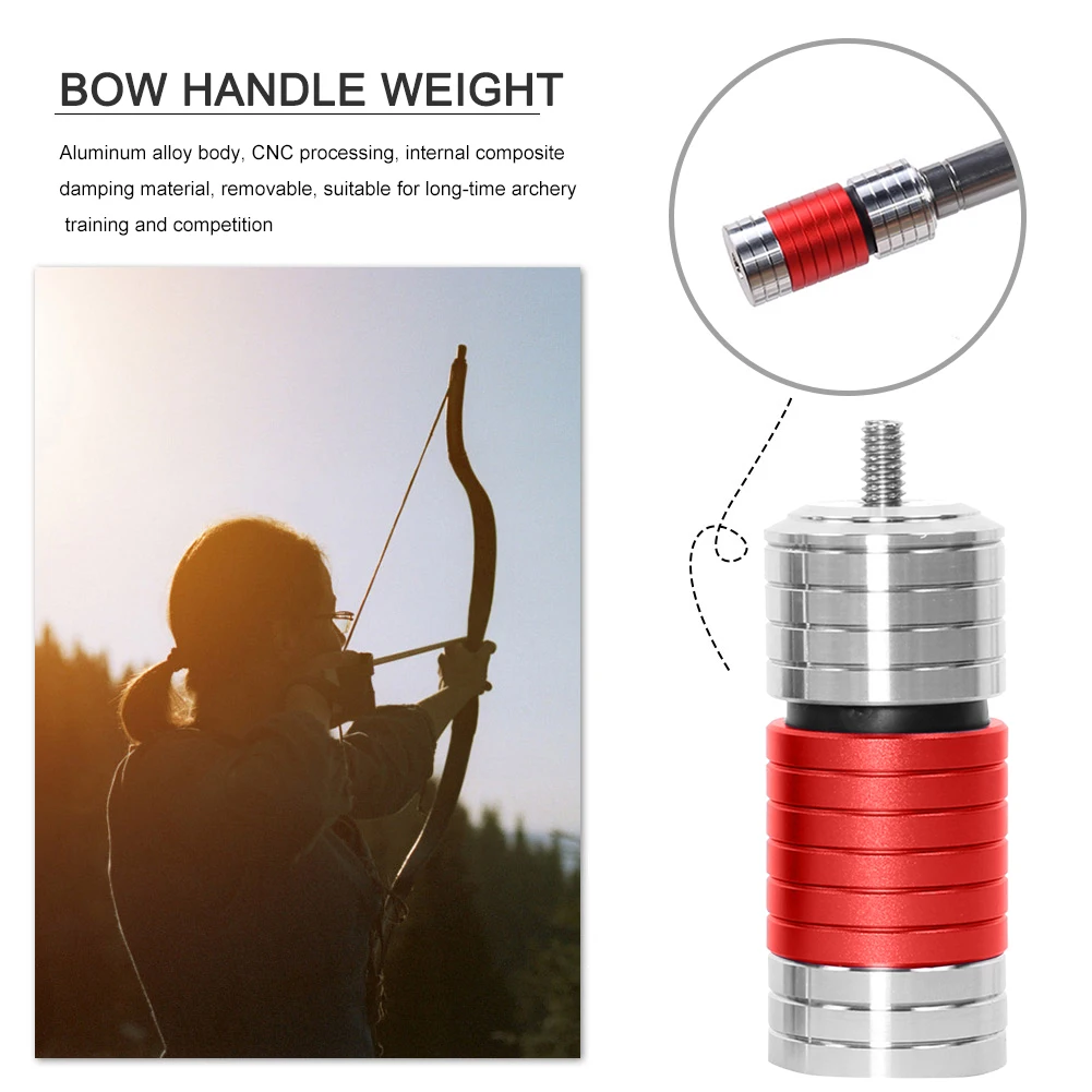 285g Archery Stabilizer Weight Counterweight Kit Balance Weight for Recurve Bow Barebow Aluminum Alloy Bow Hunting Equipment
285g Archery Stabilizer Weight Counterweight Kit Balance Weight for Recurve Bow Barebow Aluminum Alloy Bow Hunting Equipment