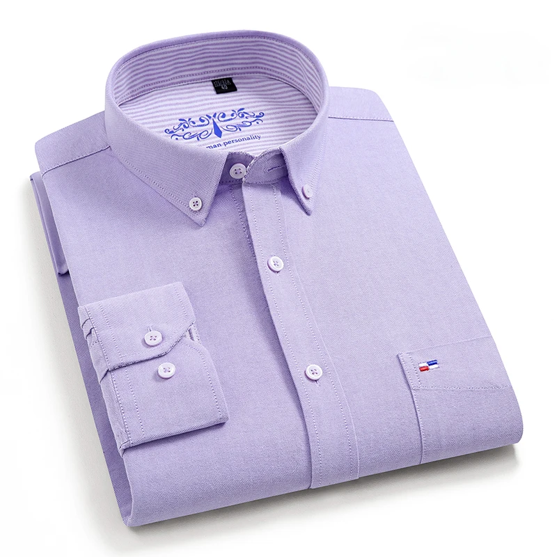 Рубашка мужская в полоску, из натурального хлопка, с длинным рукавом
Рубашка мужская в полоску, из натурального хлопка, с длинным рукавом