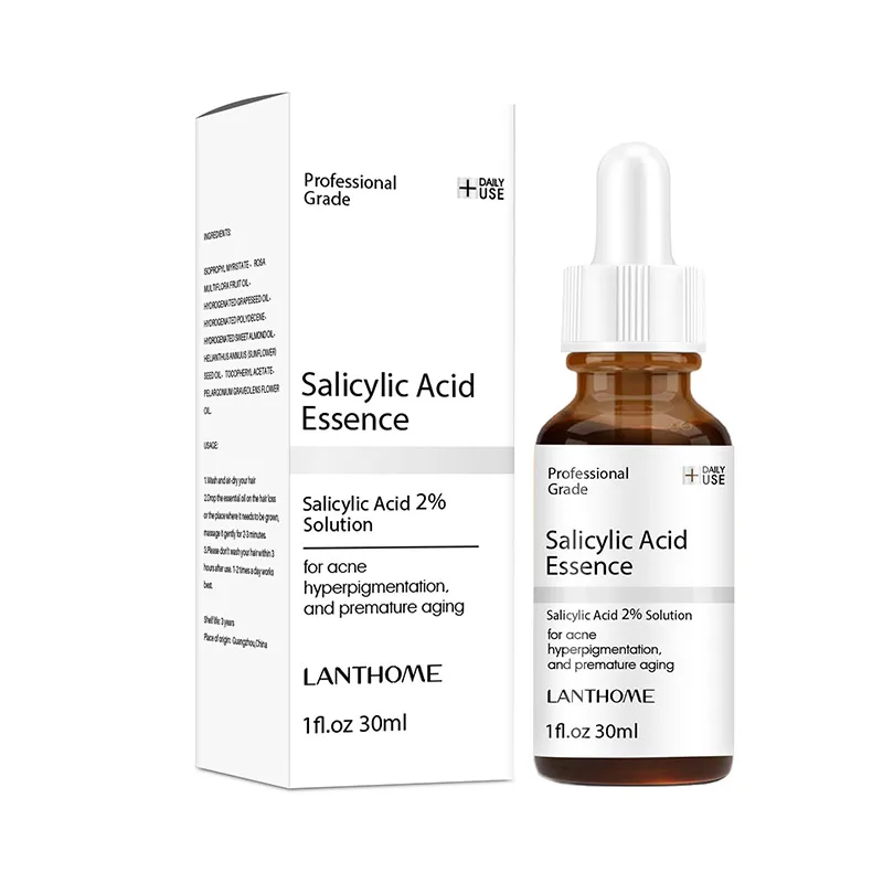 

30ml Lanthome Salicylic Acid Face Serum Exfoliating Pores Shrink Moisturizing Nourish Smooth Repair Essence Products Skin Care