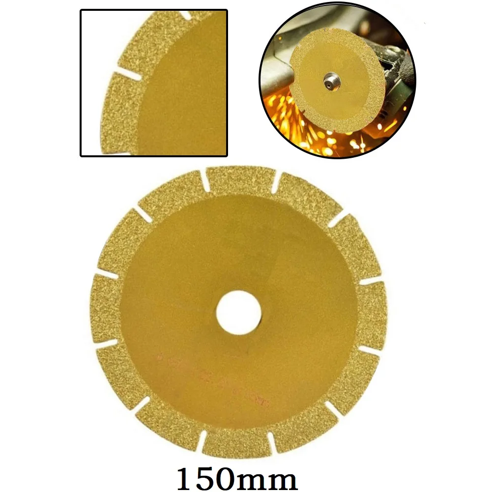 1pcs 150*15mm Diamond Cutting Disc Metal Saw Blades For Cutting Jade Concrete Granit Ceramic Tile Power Tools Accessories
1pcs 150*15mm Diamond Cutting Disc Metal Saw Blades For Cutting Jade Concrete Granit Ceramic Tile Power Tools Accessories