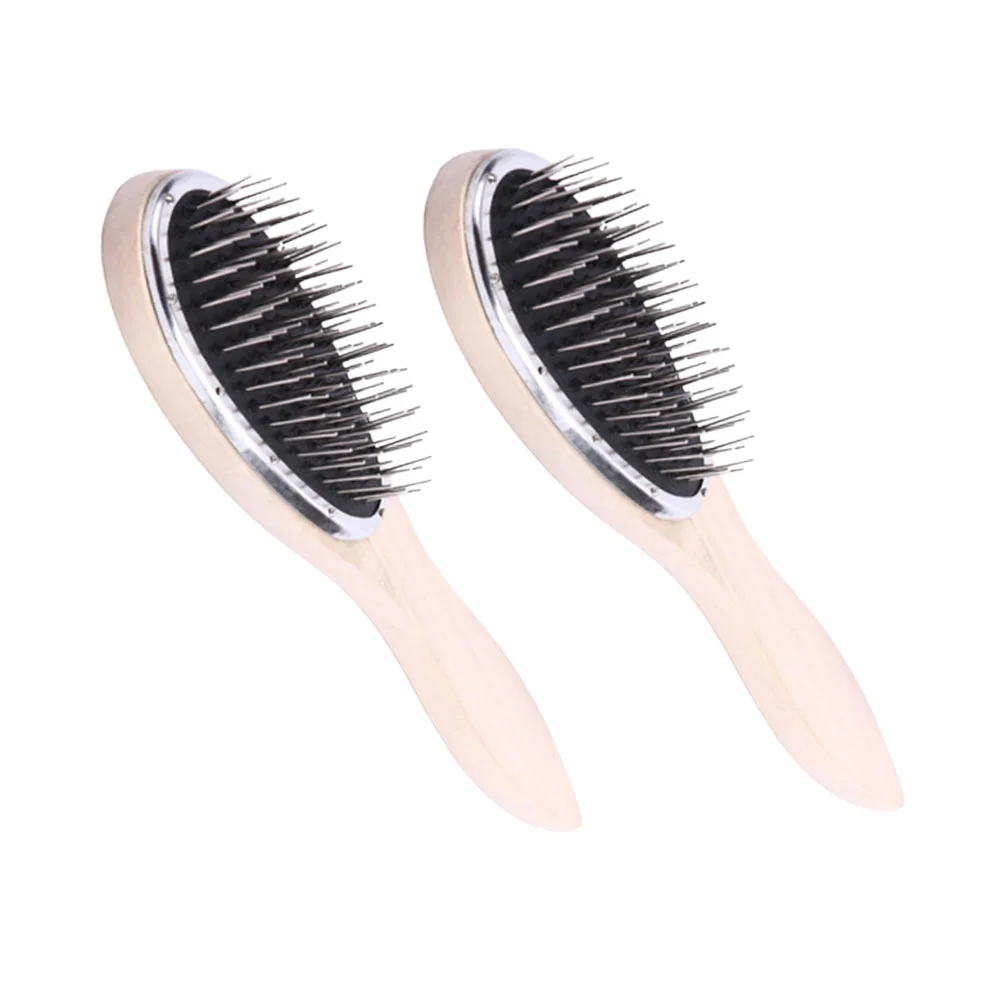 Hair Brush Comb Steel Massaging Head Growth Improve Handle Wood Care Metal Women Static Anti Detangler Paddle Styling
Hair Brush Comb Steel Massaging Head Growth Improve Handle Wood Care Metal Women Static Anti Detangler Paddle Styling