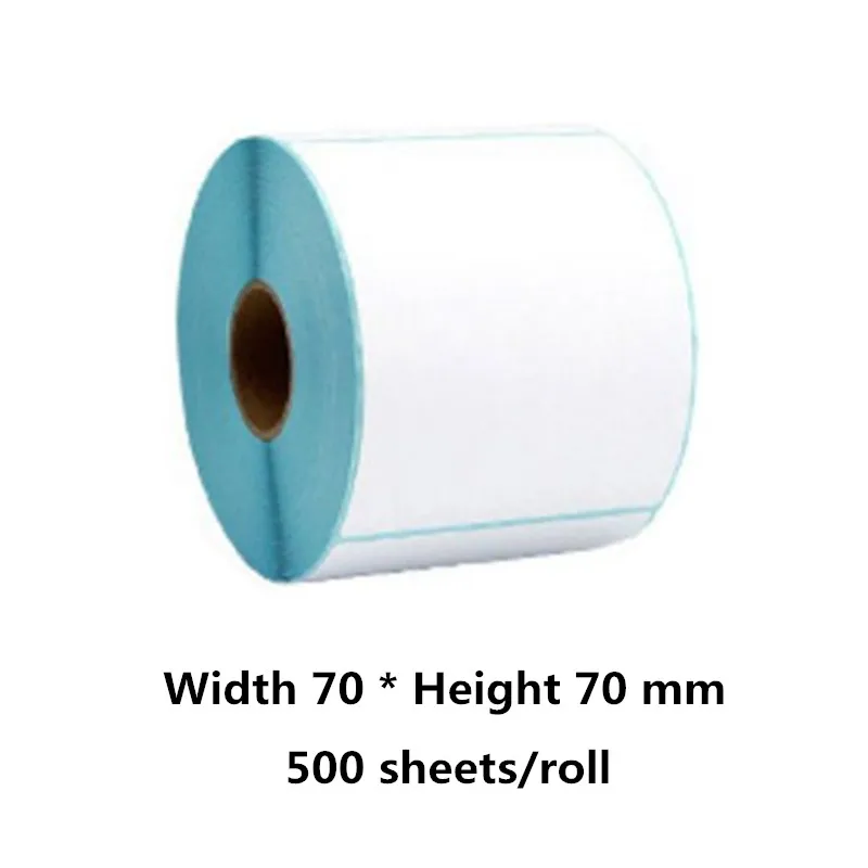 Width 70 * height 70mm label thermal printer barcode QR code self-adhesive sticker
Width 70 * height 70mm label thermal printer barcode QR code self-adhesive sticker