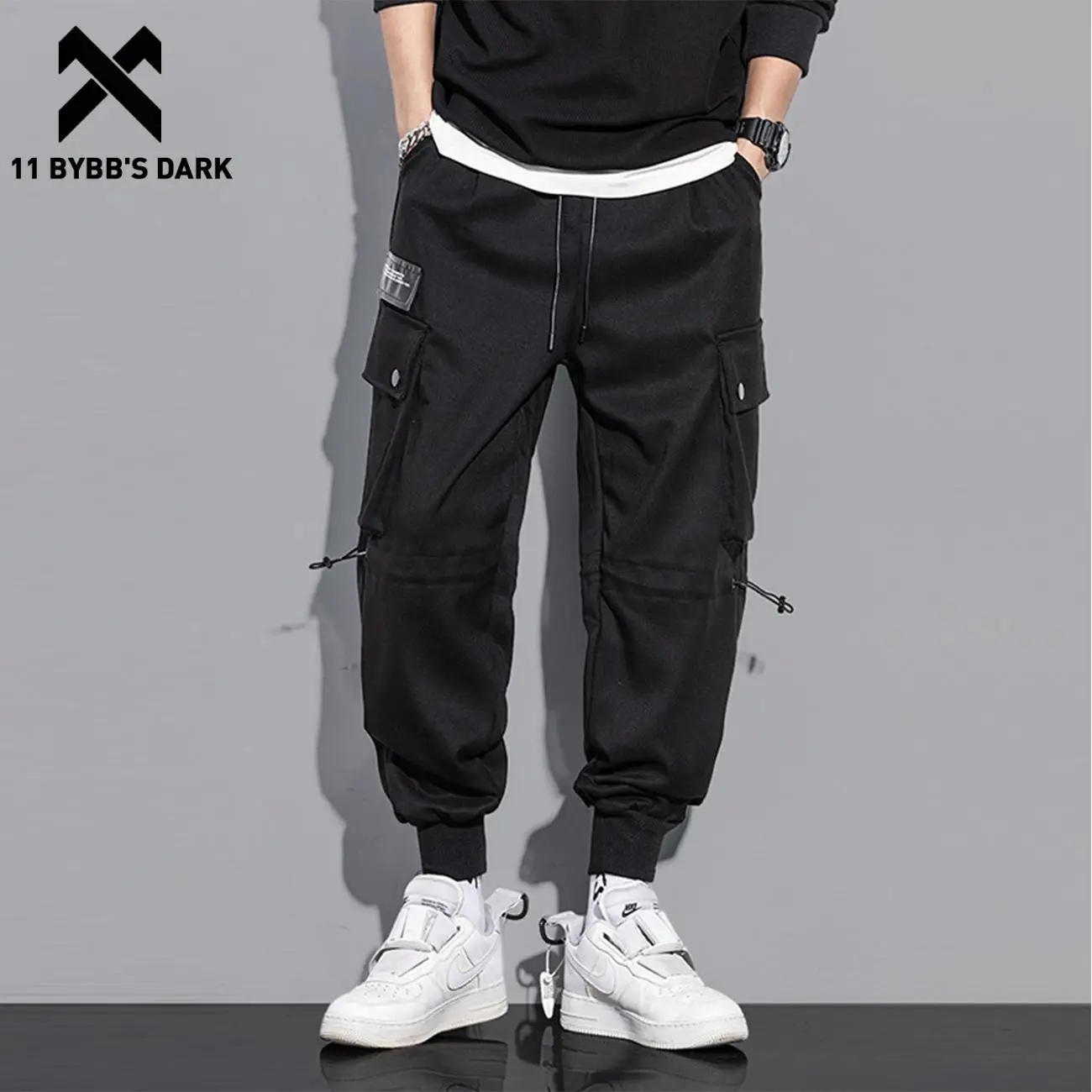 Штаны-карго 11 BYBB'S DARK Techwear с несколькими карманами, уличная одежда в стиле хип-хоп, брюки на шнуровке, повседневные свободные джоггеры, черные
Штаны-карго 11 BYBB'S DARK Techwear с несколькими карманами, уличная одежда в стиле хип-хоп, брюки на шнуровке, повседневные свободные джоггеры, черные