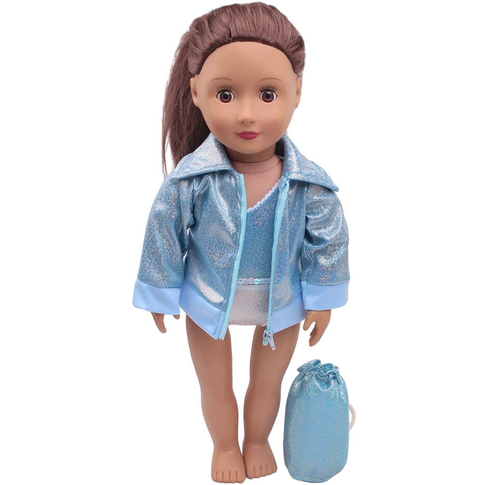 Гимнастические комплекты одежды для кукол + сумка + пальто синий купальник игрушечные аксессуары 18 дюймов Кукла для девочки и 43 см кукла-Мал...
Гимнастические комплекты одежды для кукол + сумка + пальто синий купальник игрушечные аксессуары 18 дюймов Кукла для девочки и 43 см кукла-Мал...