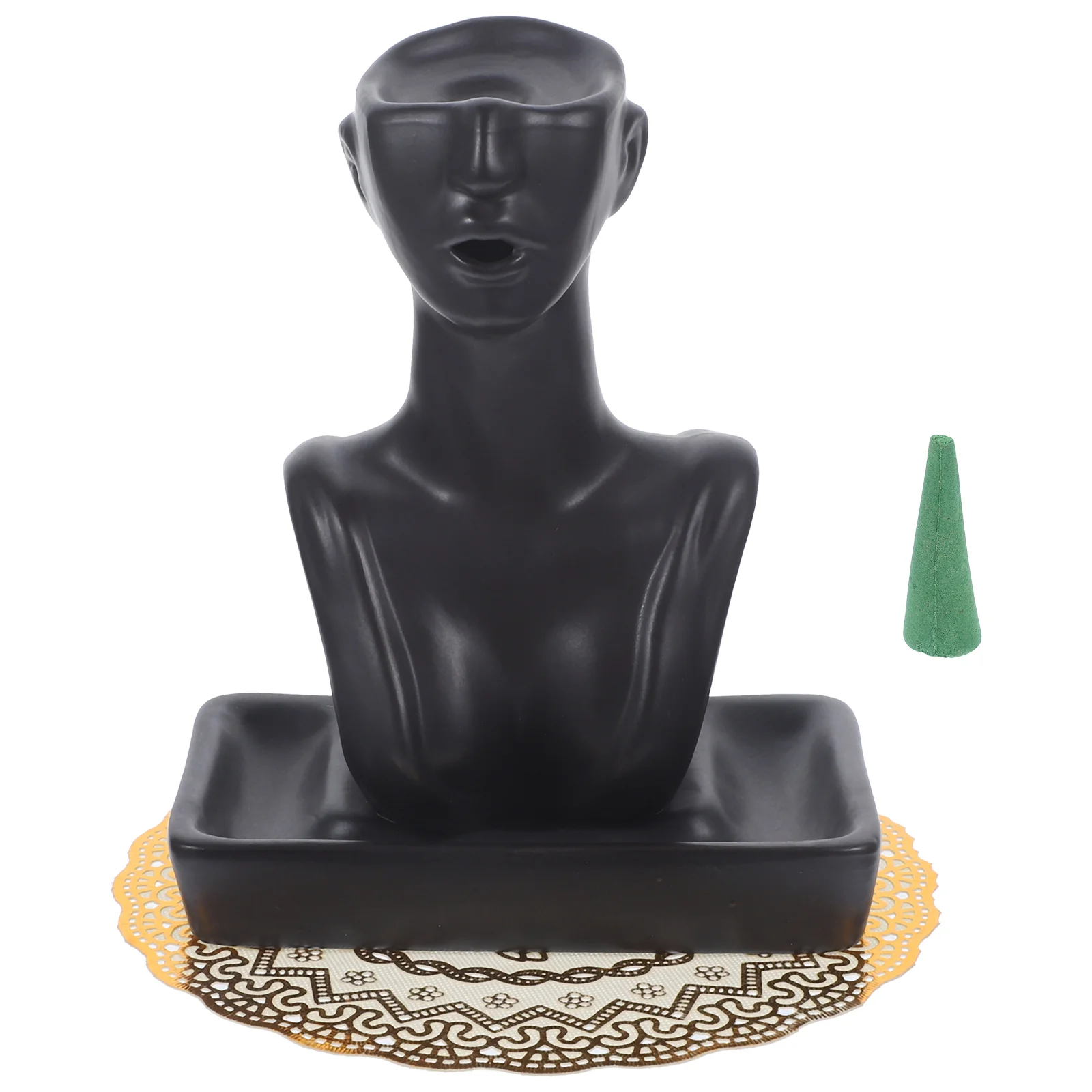 Holder Burner Backflow Cone Ceramic Waterfall Statue Statues Censer Figurine Decorative Ornaments Cones Stick Zen Head Aroma
Holder Burner Backflow Cone Ceramic Waterfall Statue Statues Censer Figurine Decorative Ornaments Cones Stick Zen Head Aroma