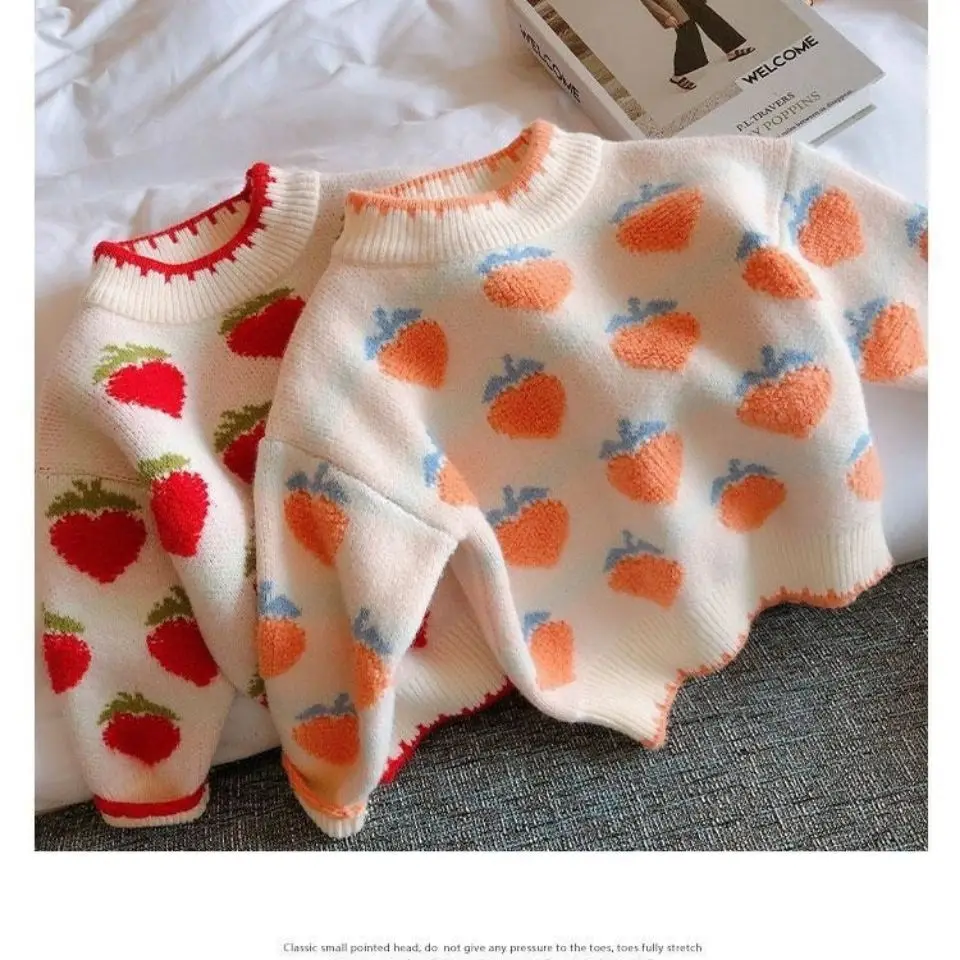 2022 Spring New Light Luxury Fashion Girls Sweater Kids Comfortable Casual Knitted Sweater Boutique Clothing Simple Style
2022 Spring New Light Luxury Fashion Girls Sweater Kids Comfortable Casual Knitted Sweater Boutique Clothing Simple Style