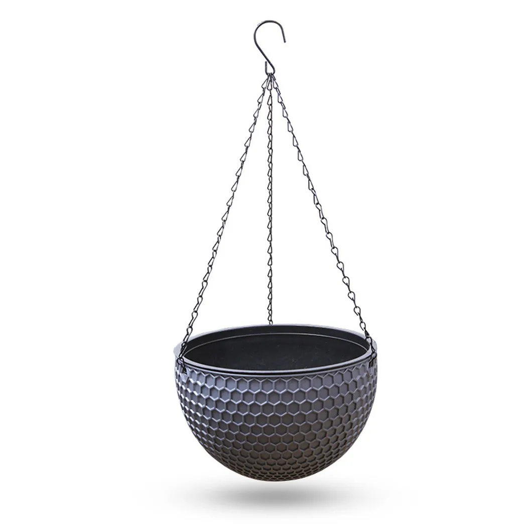 Macrame Honeycomb Rattan Plaited Hanging Baskets Garden Plant Flower Pot Resin Planter With Chain Plastic Flowerpot
Macrame Honeycomb Rattan Plaited Hanging Baskets Garden Plant Flower Pot Resin Planter With Chain Plastic Flowerpot