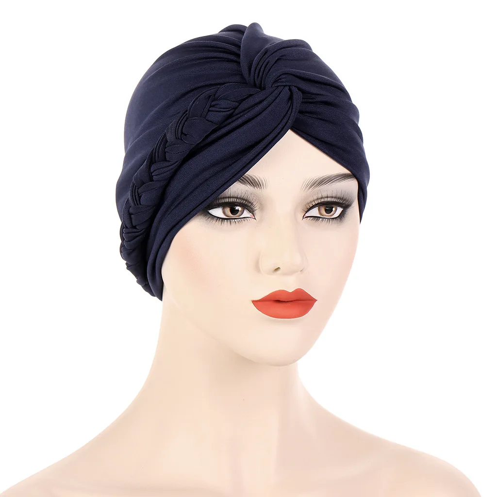 Women Lady Muslim Braid Head Turban Wrap Cover Cancer Chemo Islamic Arab Cap Hat Hair Loss Bonnet Beanies
Women Lady Muslim Braid Head Turban Wrap Cover Cancer Chemo Islamic Arab Cap Hat Hair Loss Bonnet Beanies