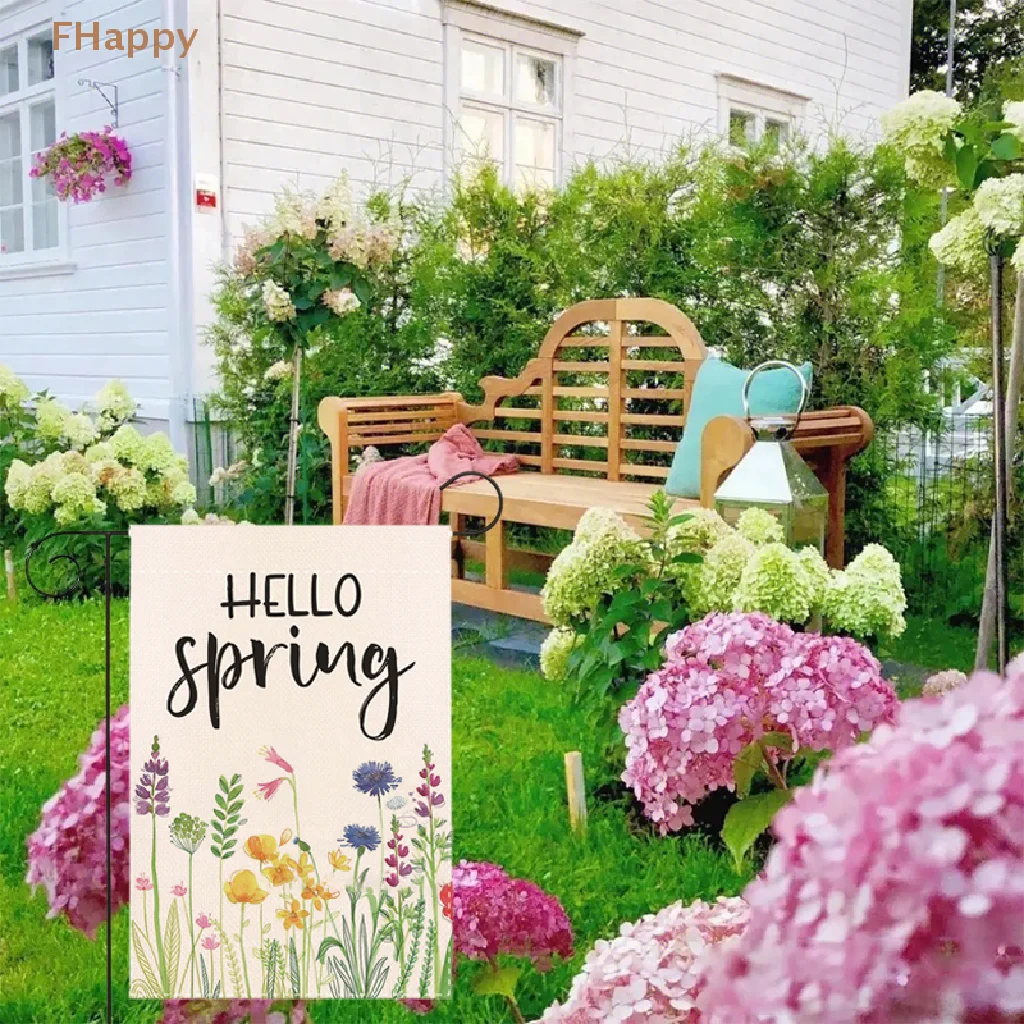 Spring Summer Garden Flag Floral 12x18 Inch Double Sided for Outside Tulips sunflower watermelon Welcome Burlap Small Yard
Spring Summer Garden Flag Floral 12x18 Inch Double Sided for Outside Tulips sunflower watermelon Welcome Burlap Small Yard