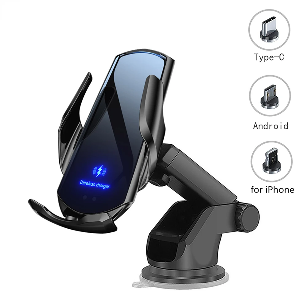 Automatic Clamping 15W Qi Car Wireless Charger for iPhone 13 12 11 Pro XR X 8 S20 S10 USB Charging Phone Holder
Automatic Clamping 15W Qi Car Wireless Charger for iPhone 13 12 11 Pro XR X 8 S20 S10 USB Charging Phone Holder