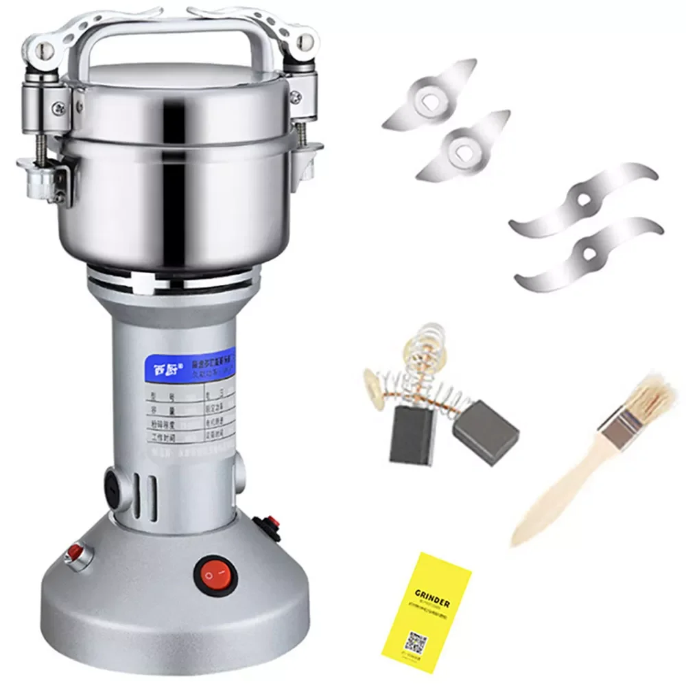 150G Portable Coffee Grinder Electric Grains Mill Grinding Spices Home Useful Stainless Steel Dry Food Powder 220V
150G Portable Coffee Grinder Electric Grains Mill Grinding Spices Home Useful Stainless Steel Dry Food Powder 220V