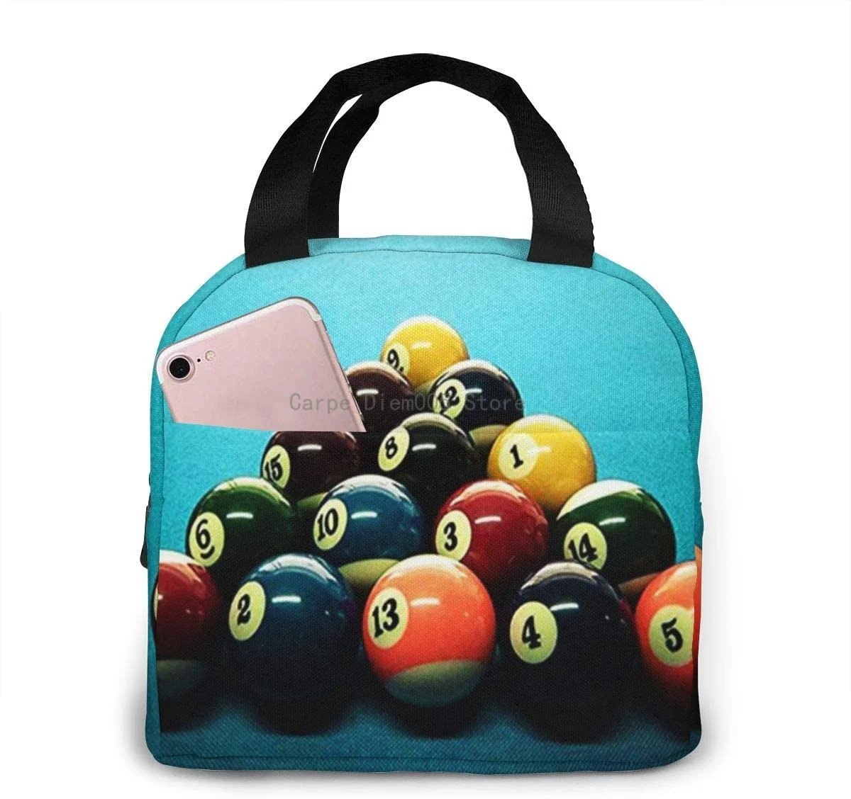 Unisex Food Warmer Bag Insulated Lunch Bag For Women Men Awesome Pool Table, Bag With Front Pocket For Work Travel Picnic
Unisex Food Warmer Bag Insulated Lunch Bag For Women Men Awesome Pool Table, Bag With Front Pocket For Work Travel Picnic