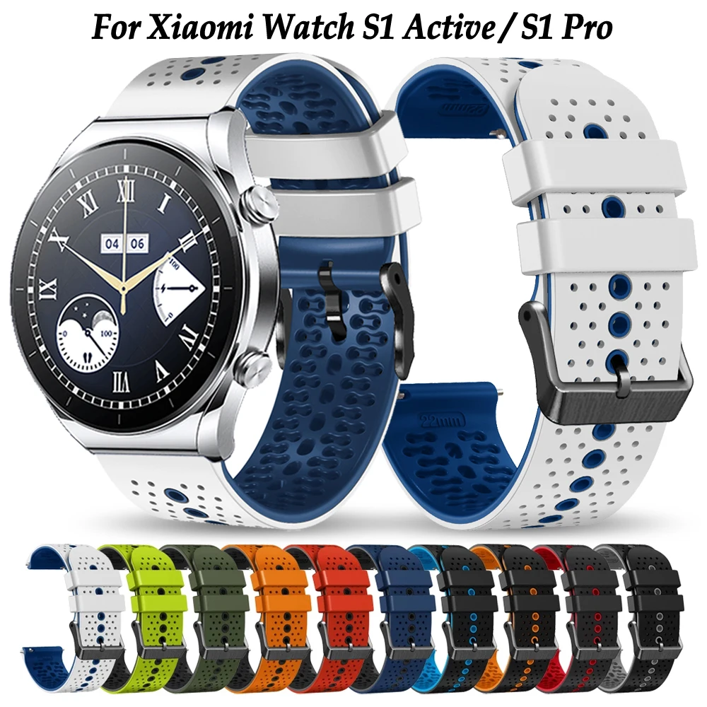 Ремешок силиконовый для Xiaomi Mi Watch S1 Active S1 Pro, браслет для смарт-часов, цвет 2, спортивный браслет, 22 мм
Ремешок силиконовый для Xiaomi Mi Watch S1 Active S1 Pro, браслет для смарт-часов, цвет 2, спортивный браслет, 22 мм