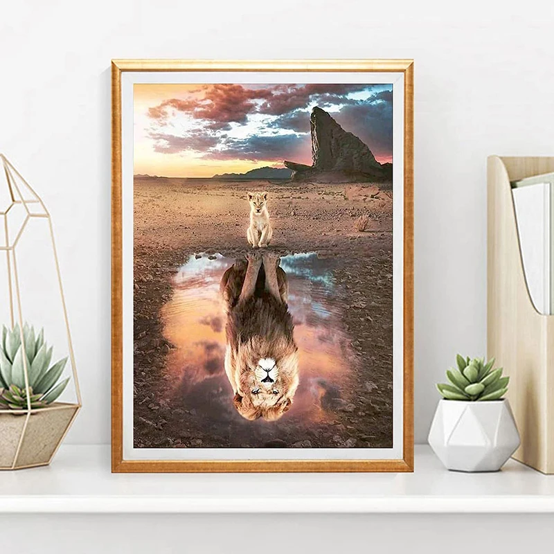 Full Diamond Embroidery Lion Tiger Diamond Painting Animal Full Drill Square Diamond Picture Puzzle 5d 2022 New Hot Gift 30*40cm
Full Diamond Embroidery Lion Tiger Diamond Painting Animal Full Drill Square Diamond Picture Puzzle 5d 2022 New Hot Gift 30*40cm