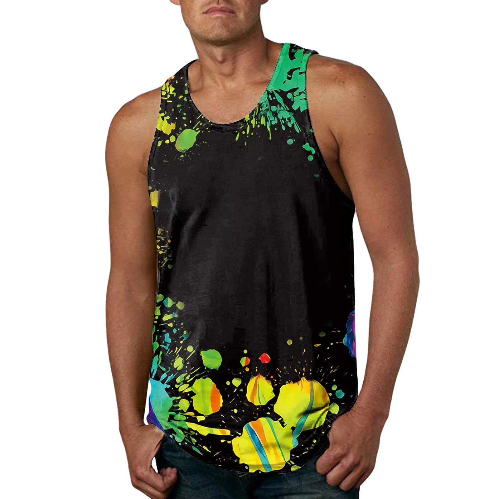 Летняя мужская Повседневная Блузка без рукавов с цветочным принтом
Летняя мужская Повседневная Блузка без рукавов с цветочным принтом
