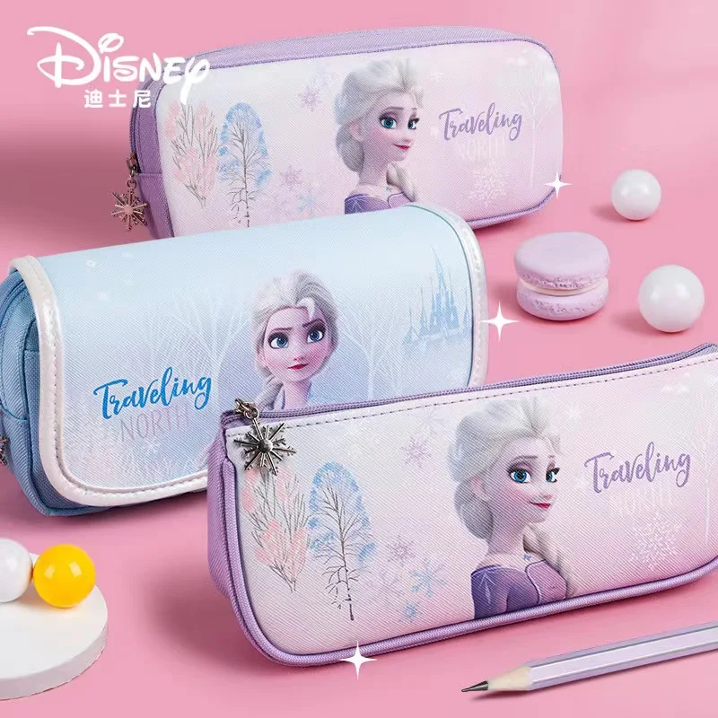 Детский карандаш Disney, милая вместительная сумка-Органайзер для канцелярских принадлежностей с рисунком холодной принцессы, Эльзы, для девочек, детские подарки
Детский карандаш Disney, милая вместительная сумка-Органайзер для канцелярских принадлежностей с рисунком холодной принцессы, Эльзы, для девочек, детские подарки