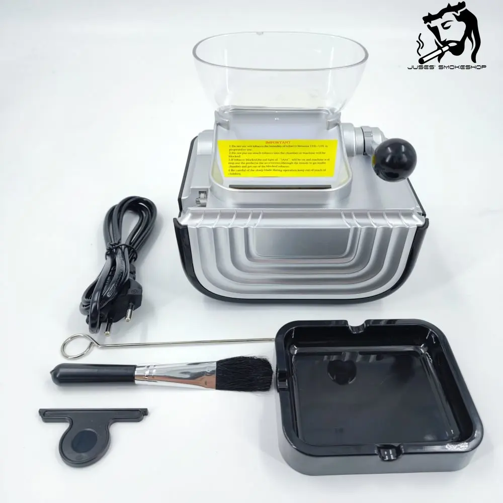 JUSES' SMOKESHOP 5.5 6.5mm Slim Tube Electric Automatic Cigarette Maker Push-pull Injector Roller Filler Tobacco Rolling Machine
JUSES' SMOKESHOP 5.5 6.5mm Slim Tube Electric Automatic Cigarette Maker Push-pull Injector Roller Filler Tobacco Rolling Machine