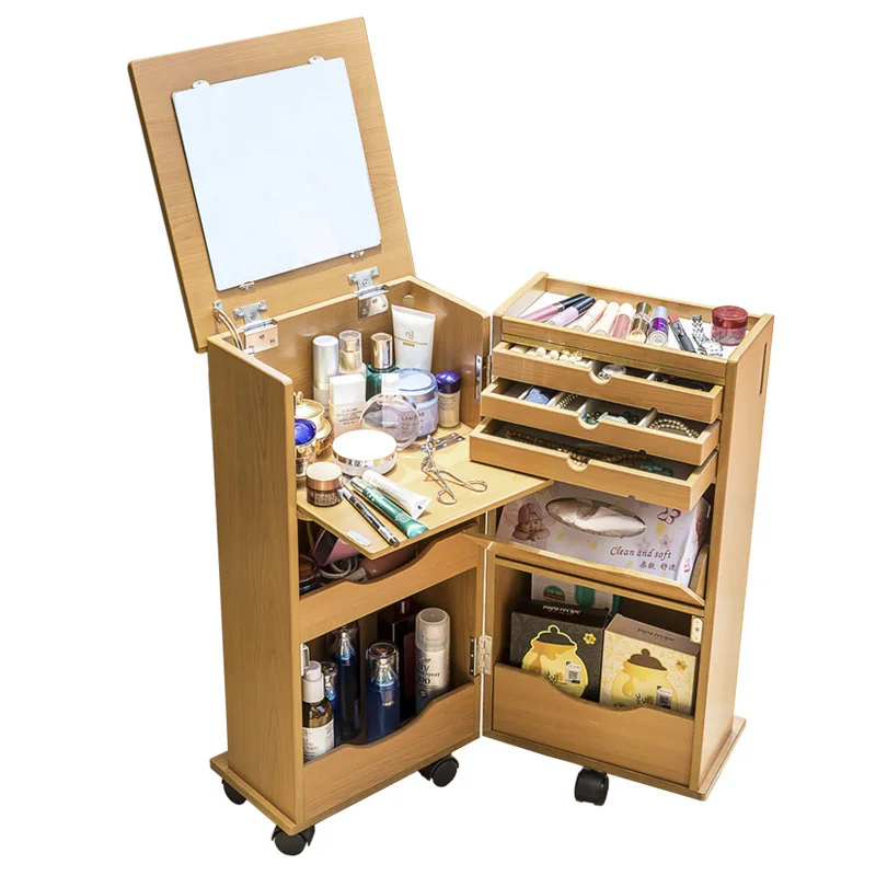 YY Japanese-Style Folding Dressing Table Storage Cabinet Integrated Mini Flip Mobile Cosmetic Cabinet
YY Japanese-Style Folding Dressing Table Storage Cabinet Integrated Mini Flip Mobile Cosmetic Cabinet