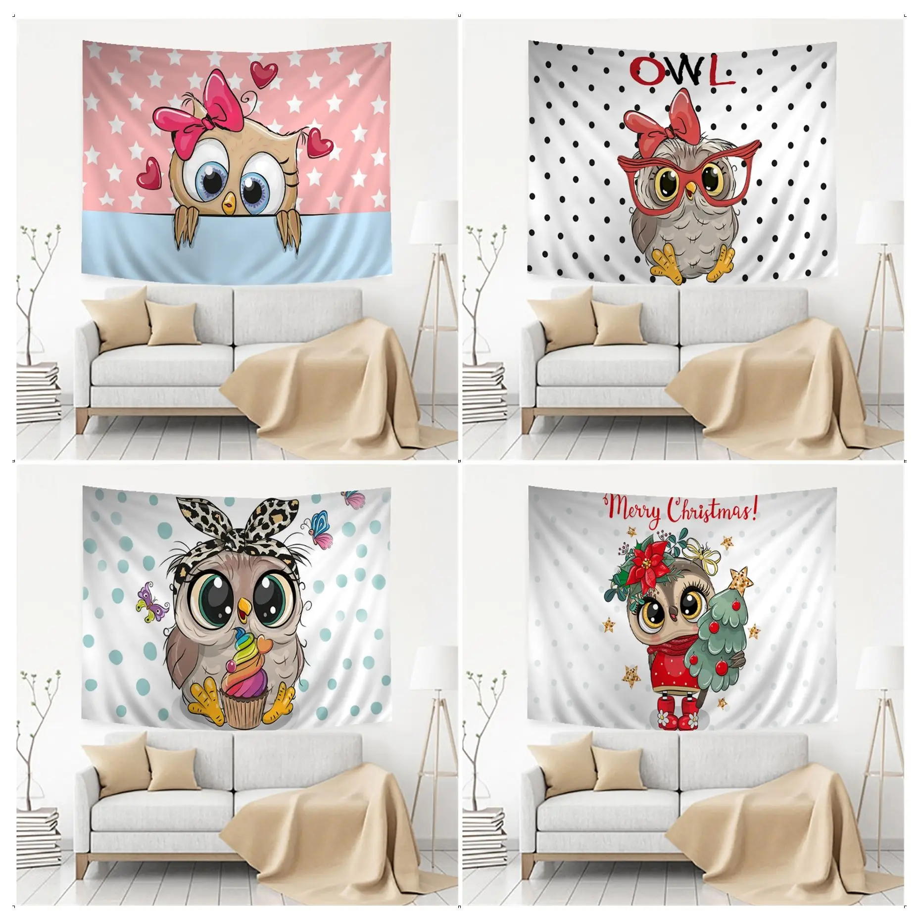 Cute Cartoon Owl Hanging Bohemian Tapestry Indian Buddha Wall Decoration Witchcraft Bohemian Hippie Home Decor
Cute Cartoon Owl Hanging Bohemian Tapestry Indian Buddha Wall Decoration Witchcraft Bohemian Hippie Home Decor