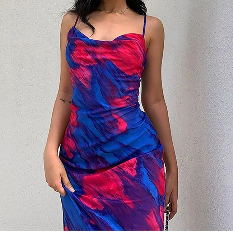 AliExpress Summer European and American Sexy Gradient Sleeveless Printed Pile Collar Dress Tie-Dyed Mid-Length Strap Women
AliExpress Summer European and American Sexy Gradient Sleeveless Printed Pile Collar Dress Tie-Dyed Mid-Length Strap Women