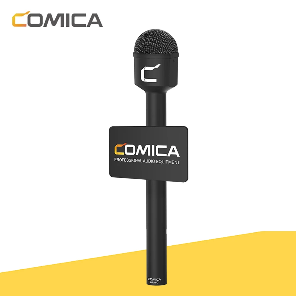 

Comica HRM-C Handheld Dynamic Microphone Professional XLR Interview Omnidirectional Microphone for DSLR Cameras Camcorder Speech