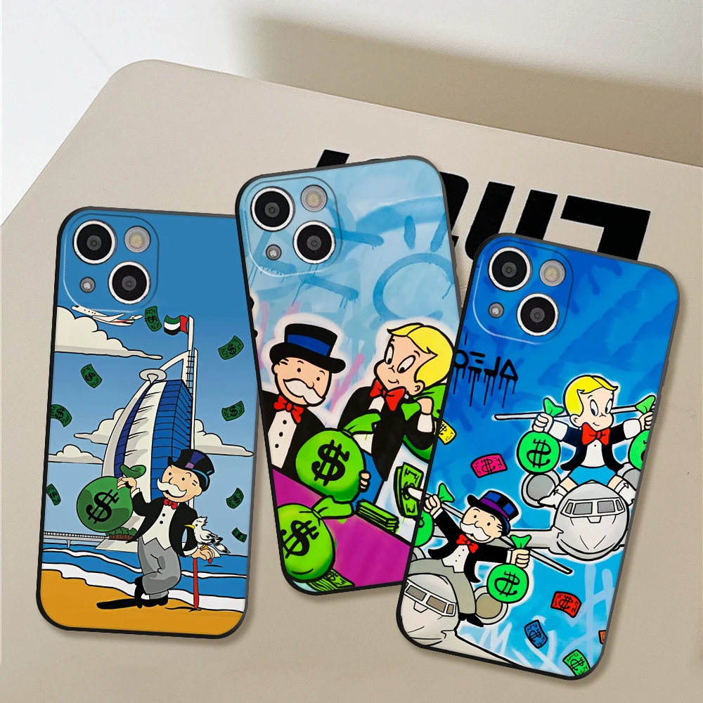 Cartoon Luxury Dollar MonopolyS Phone Case For iphone14 11 12 Pro 8 7 14Plus SE X Pro 14 MAX 12 13 MINI XR XS Soft Phone Covers
Cartoon Luxury Dollar MonopolyS Phone Case For iphone14 11 12 Pro 8 7 14Plus SE X Pro 14 MAX 12 13 MINI XR XS Soft Phone Covers
