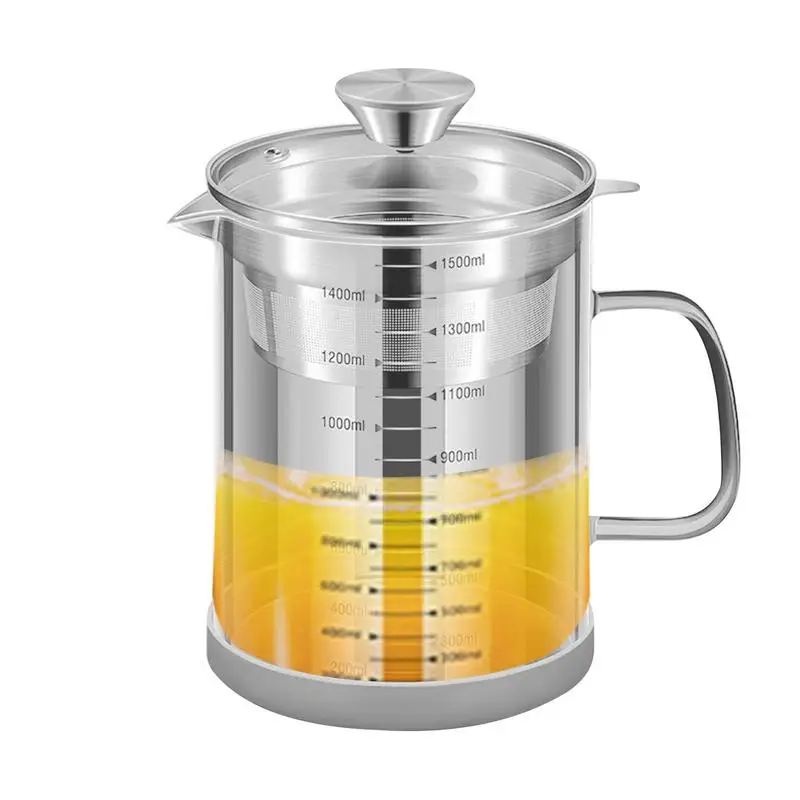Stainless Steel Oil Filter Pot Stainless Steel Oil Strainer Storage Pot Portable Cooking Oil Fat Separator Bacon Grease
Stainless Steel Oil Filter Pot Stainless Steel Oil Strainer Storage Pot Portable Cooking Oil Fat Separator Bacon Grease