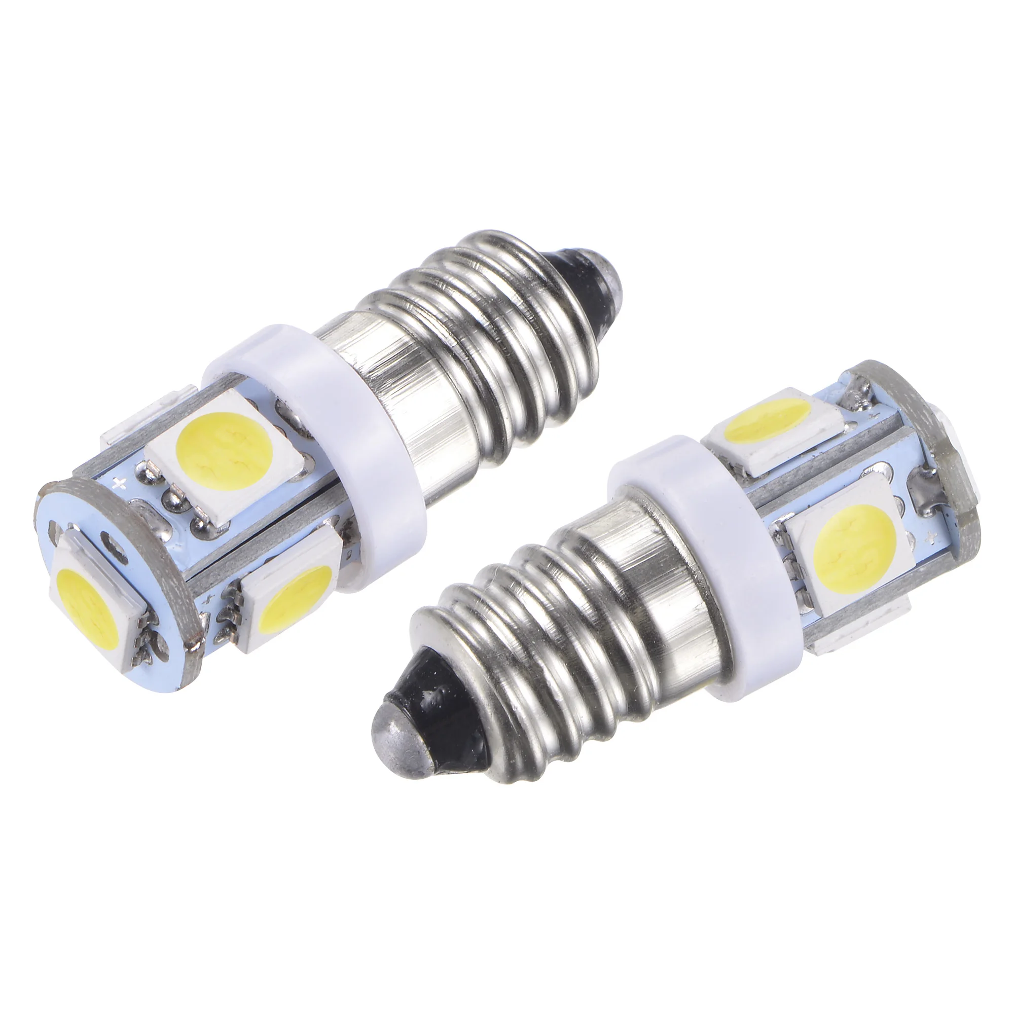 Uxcell E10 Screw Base LED Bulbs 5-5050 DC 24V 1W Mini Lights Interior Lamps, White Pack of 4
Uxcell E10 Screw Base LED Bulbs 5-5050 DC 24V 1W Mini Lights Interior Lamps, White Pack of 4