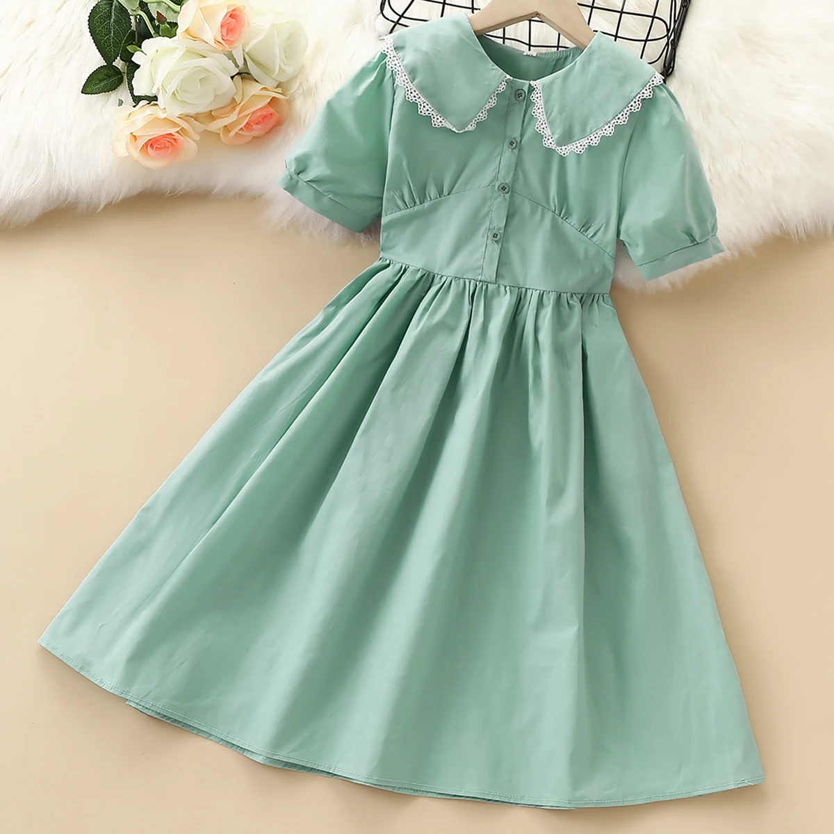 Baby Kids Preppy Style Dresses for Girls Long Princess Dresses Summer School Outfits Children Party Costumes 6 8 10 12 13 Years
Baby Kids Preppy Style Dresses for Girls Long Princess Dresses Summer School Outfits Children Party Costumes 6 8 10 12 13 Years