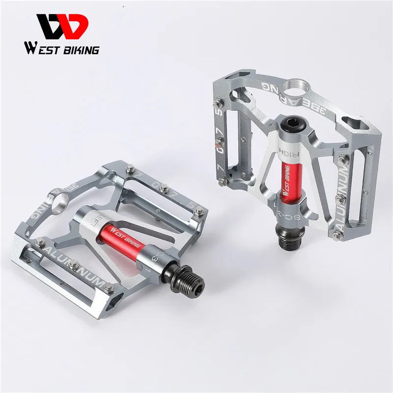 WEST BIKING 3 Bearings Bicycle Pedals Ultralight Anti-slip CNC BMX MTB Road Bike Pedal Cycling Sealed Bearing Bike Pedals
WEST BIKING 3 Bearings Bicycle Pedals Ultralight Anti-slip CNC BMX MTB Road Bike Pedal Cycling Sealed Bearing Bike Pedals