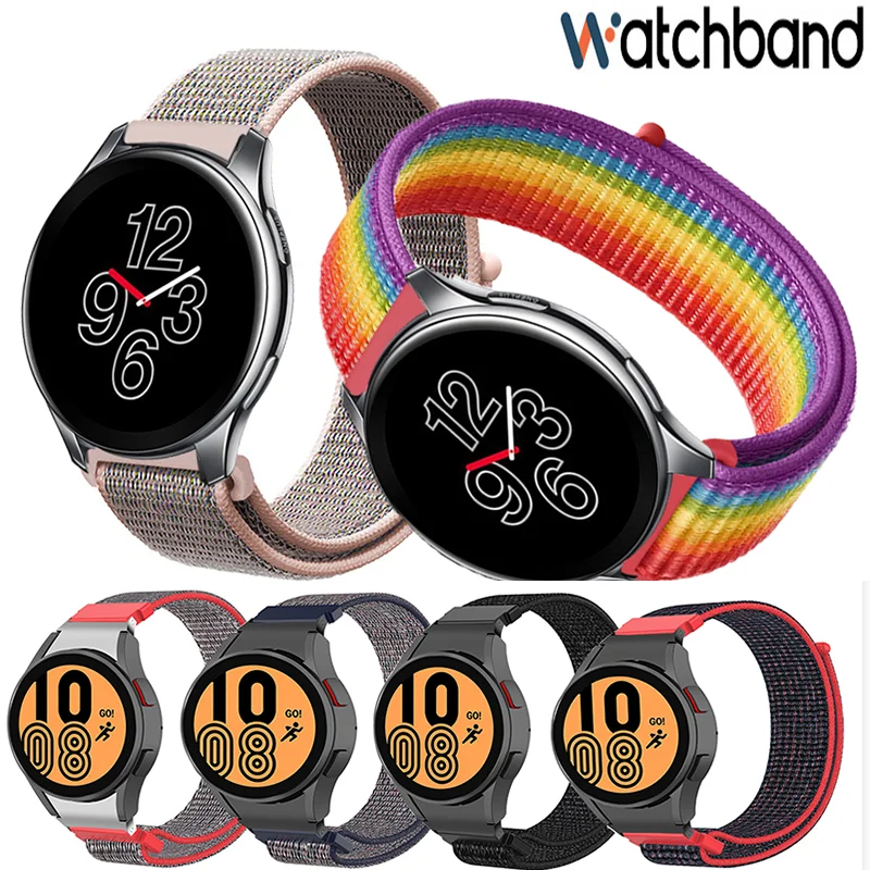20mm/22mm band For Galaxy Watch 4/Classic/active 2/3 45mm/46mm/42mm Samsung Gear S3 Nylon Bracelet Huawei watch GT 2 pro strap 2 
20mm/22mm band For Galaxy Watch 4/Classic/active 2/3 45mm/46mm/42mm Samsung Gear S3 Nylon Bracelet Huawei watch GT 2 pro strap 2