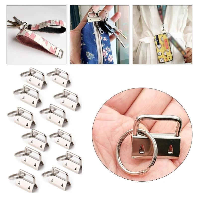 50 Pieces 1 Inch Key Fob Hardware Set with Split Rings Pliers Tail Clips for Luggage Wristlet Clamp Lanyard Keychain DIY Y5GB
50 Pieces 1 Inch Key Fob Hardware Set with Split Rings Pliers Tail Clips for Luggage Wristlet Clamp Lanyard Keychain DIY Y5GB