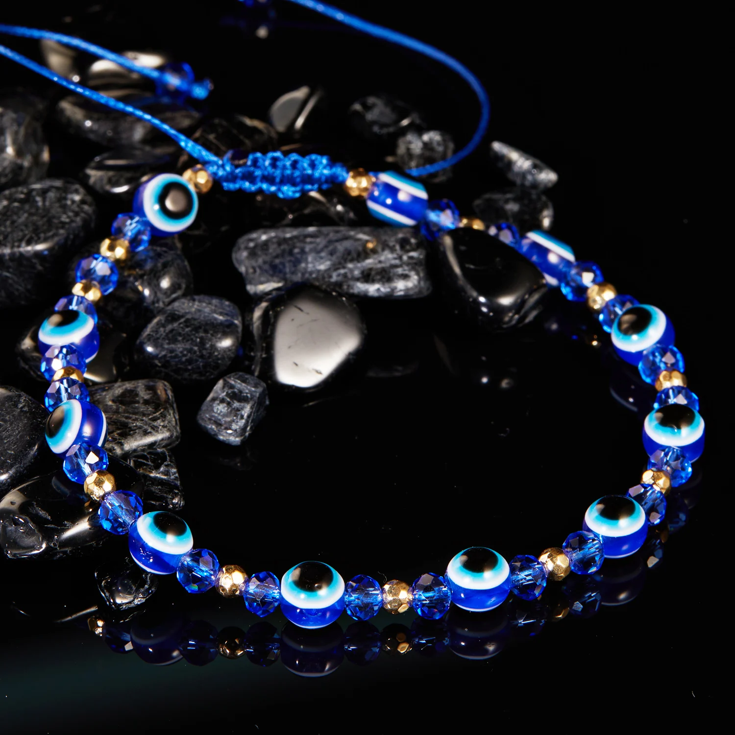 Turkish Evil Eye Bracelets Colorful Crystal Beads Bracelet For Men Women Handmade Braided Rope Charm Jewelry
Turkish Evil Eye Bracelets Colorful Crystal Beads Bracelet For Men Women Handmade Braided Rope Charm Jewelry