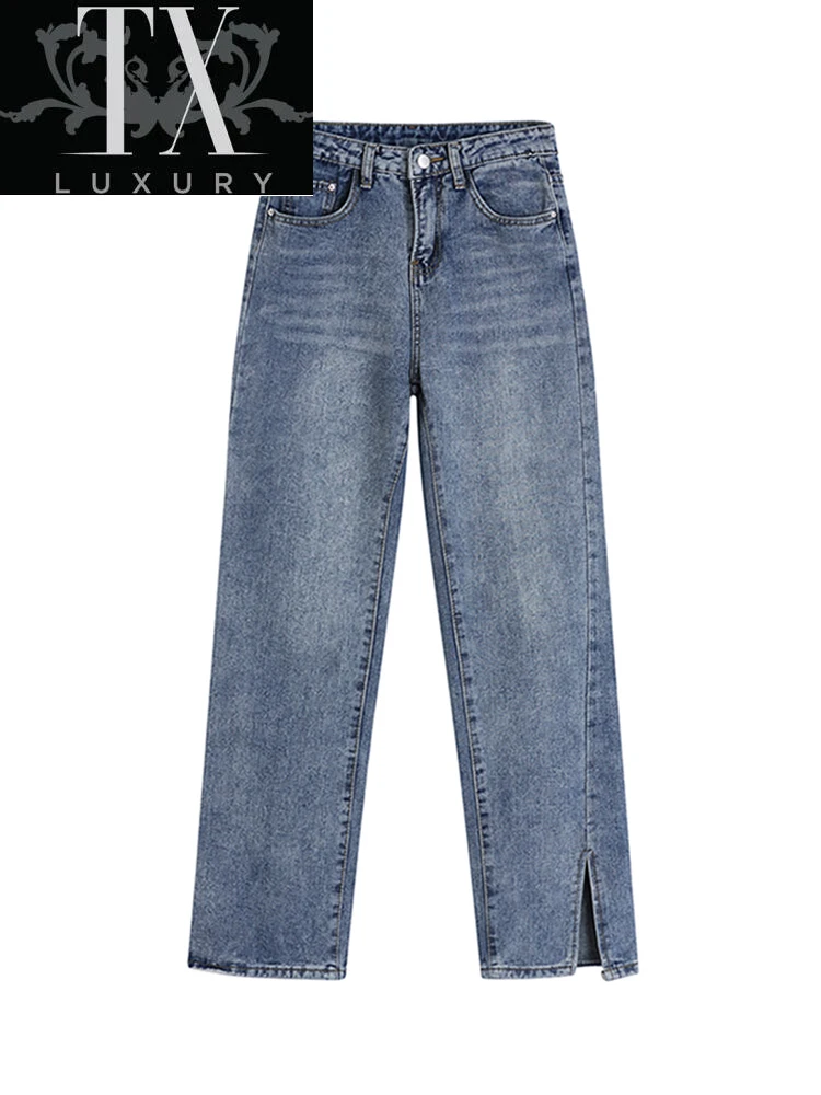Autumn Irregular Slit Jeans Women Streetwear High Waist Baggy Y2k Casual Vintage Wide Leg Denim Pants Female
Autumn Irregular Slit Jeans Women Streetwear High Waist Baggy Y2k Casual Vintage Wide Leg Denim Pants Female