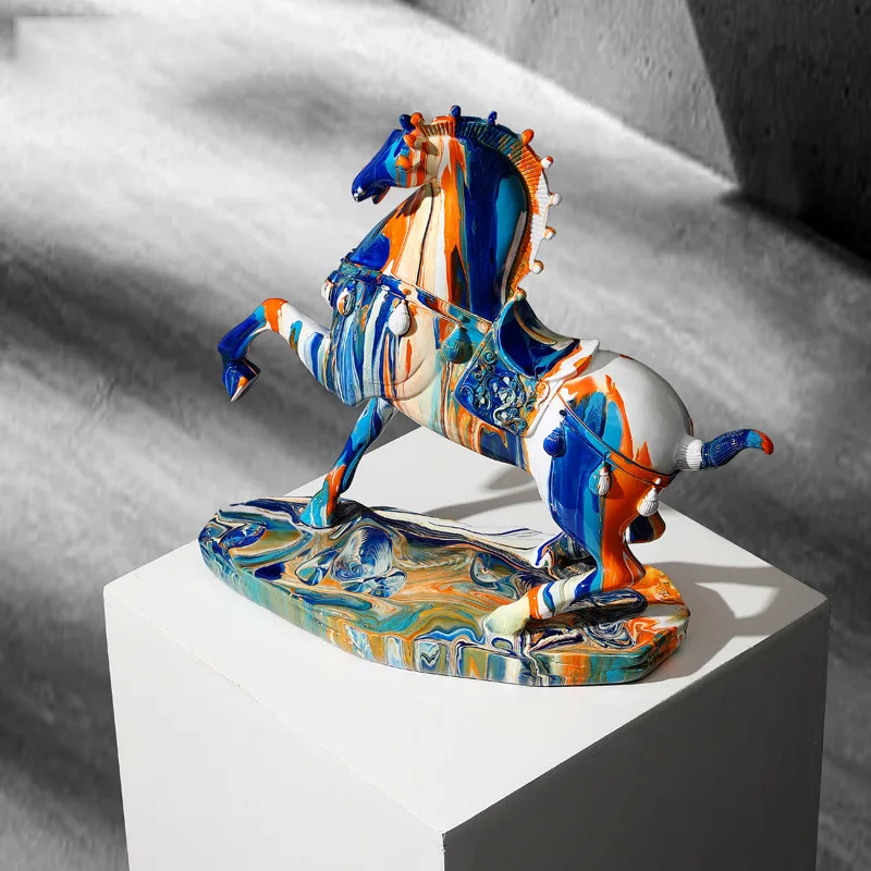 Nordic Art Camouflage Modern Horse Decoration Creative Light Luxury Living Room TV Cabinet Wine Cabinet Home Decor
Nordic Art Camouflage Modern Horse Decoration Creative Light Luxury Living Room TV Cabinet Wine Cabinet Home Decor