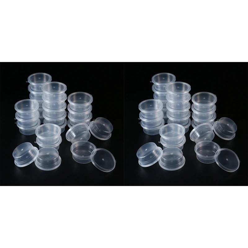 Slime Storage Container Reusable Plastic Storage Jars With Lids For Glue/Water/Cosmetic/Plasticine, 48 Pcs
Slime Storage Container Reusable Plastic Storage Jars With Lids For Glue/Water/Cosmetic/Plasticine, 48 Pcs