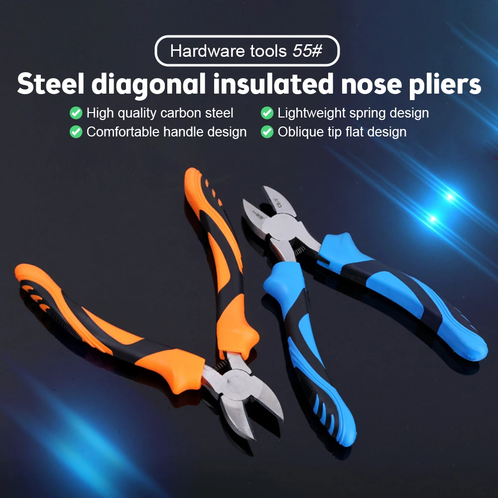 Diagonal Pliers Carbon Steel Pliers Electrical Wire Cable Cutters Cutting Side Snips Flush Pliers Universal Pliers Hand Tools
Diagonal Pliers Carbon Steel Pliers Electrical Wire Cable Cutters Cutting Side Snips Flush Pliers Universal Pliers Hand Tools