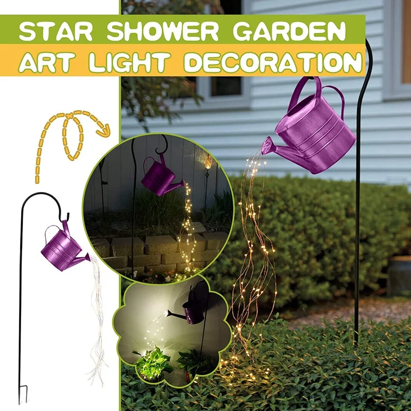 Star Shower Garden Art Light Decoration -35inch Led Strands Watering Can Decor Fairy Lights Garden String Lights
Star Shower Garden Art Light Decoration -35inch Led Strands Watering Can Decor Fairy Lights Garden String Lights