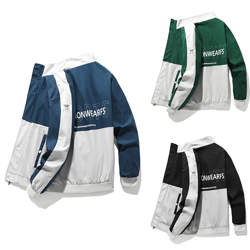 2022 New Spring and Autumn Dress Men's Jacket Fashion Sport Casual Stand Collar Youth Coat Korean Slim Fit Fashion
2022 New Spring and Autumn Dress Men's Jacket Fashion Sport Casual Stand Collar Youth Coat Korean Slim Fit Fashion