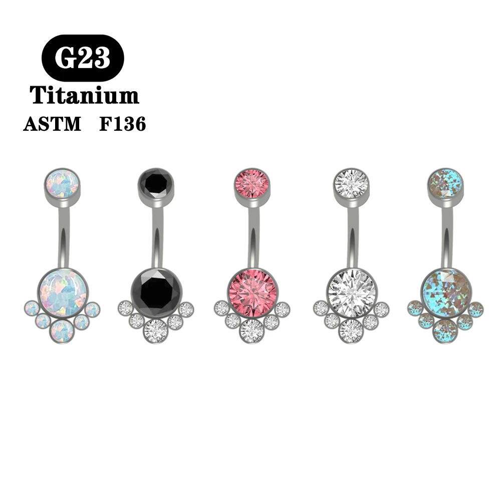 1 Pcs G23 Titanium Piercing Thread Exquisite Opal Zircon Navel Bell Button Rings Body Belly Piercing Jewelry for Women New 2022
1 Pcs G23 Titanium Piercing Thread Exquisite Opal Zircon Navel Bell Button Rings Body Belly Piercing Jewelry for Women New 2022