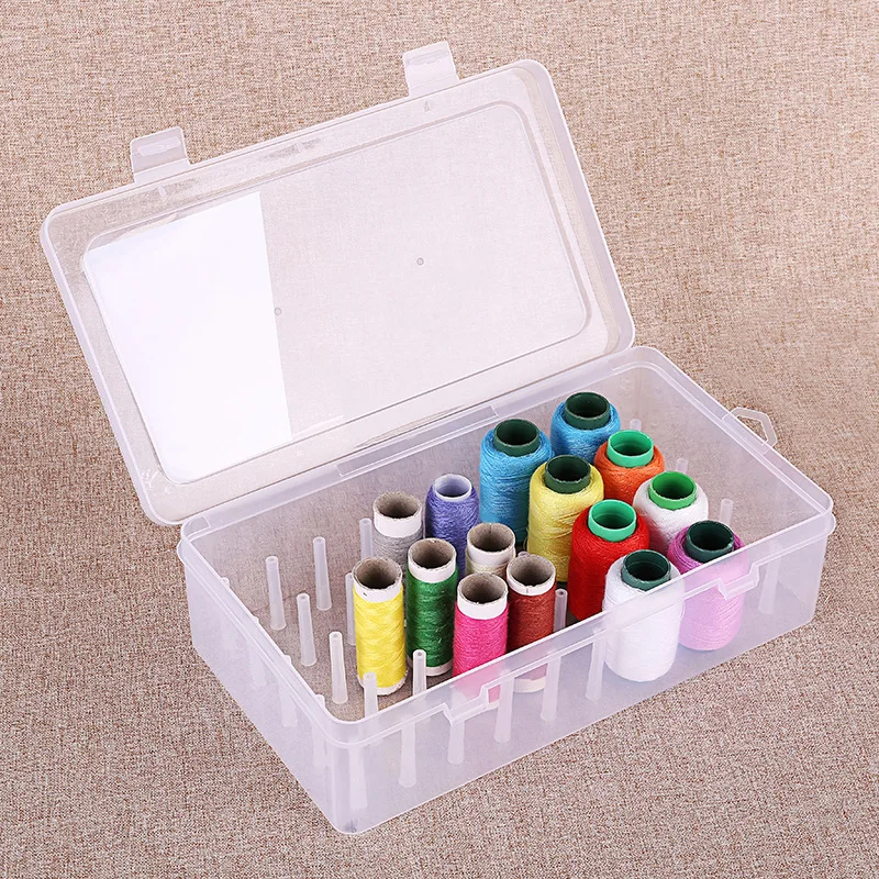 Clear Sewing Thread Storage Box 42 Pieces Spools Bobbin Carrying Container Case Spool Organizing Sewing Storage Bag
Clear Sewing Thread Storage Box 42 Pieces Spools Bobbin Carrying Container Case Spool Organizing Sewing Storage Bag